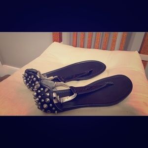 Vera Wang studded sandals